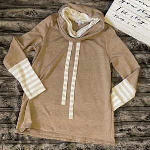 Cowl Neck Long Sleeve Top